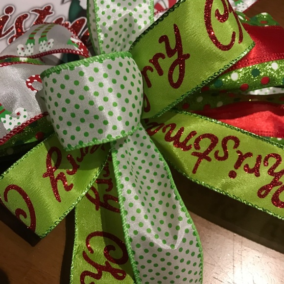 Bows Premade Prewired Ready For Your DIY Wreath Pkg BUNDLE 2 30 PERCENT OFF SALE - Picture 4 of 6